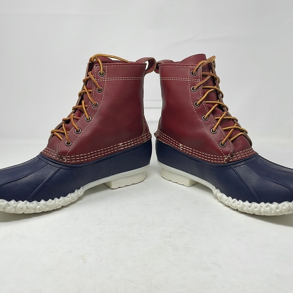 MADE IN USA 🇺🇸 Men's Small Batch L.L.Bean 8” Duck Boots SZ9 (Women’s 10.5) - Picture 12 of 15